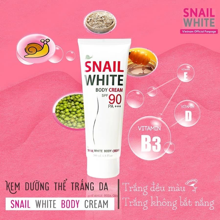 KEM DƯỠNG THỂ TRẮNG DA TOÀN THÂN SNAIL WHITE BODY CREAM 200ML  - 4971