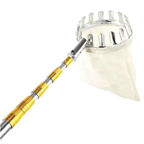 Sào hái trái cây trên cao loại 7m chắc chắn cứng cáp có thể rút gọn kèm vợt hái