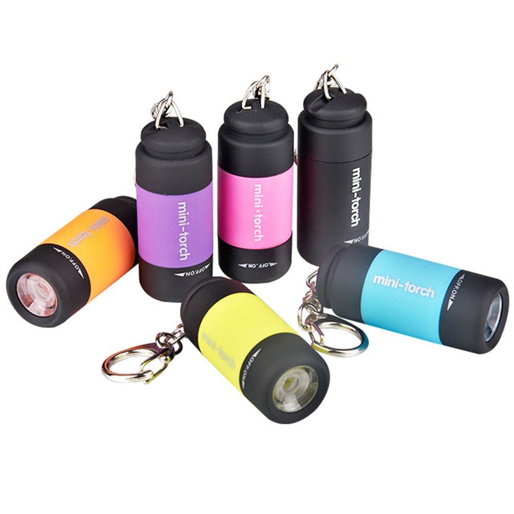 (MINI TORCH ) Đèn pin kiêm móc khoá mini chông nước loại tốt  - đèn pin siêu sáng - đèn pin mini - den pin cam tay - đèn bão