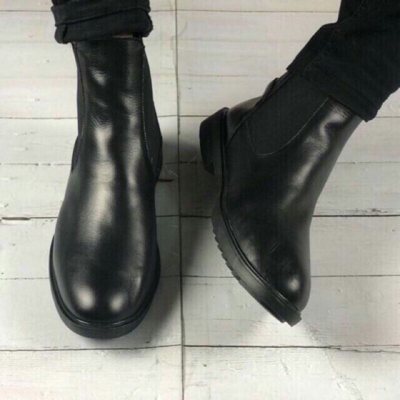 boots nam da bóng cao cấp phong cách thời trang