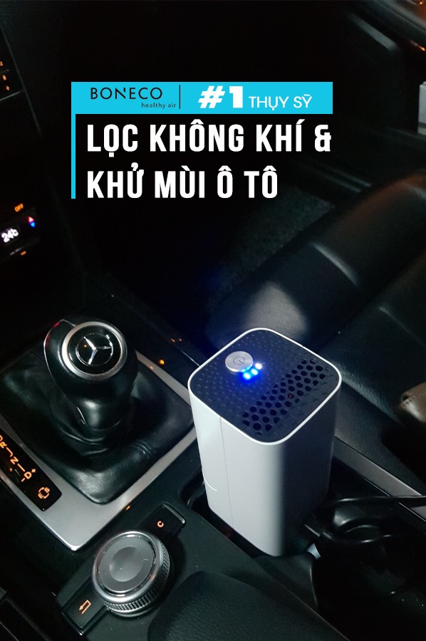 Máy lọc không khí Ô TÔ BONECO P50 ( Màu Đen)