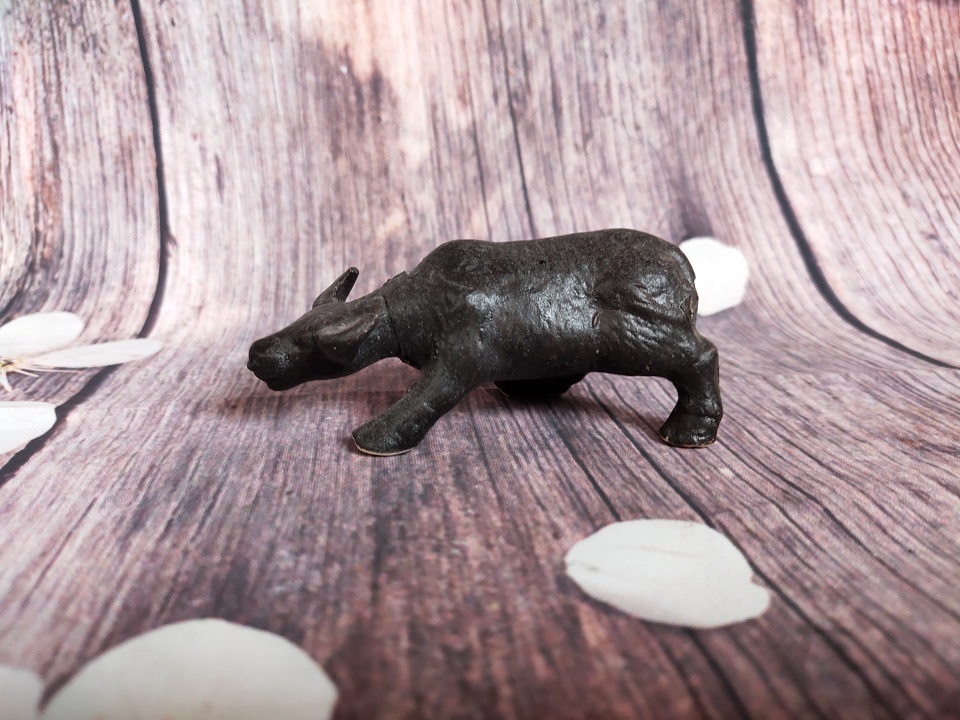 Tượng gốm trang trí mẫu trâu mini, gốm sứ Bát Tràng