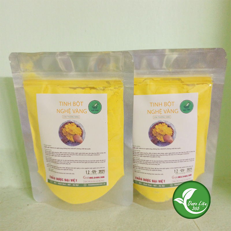 Tinh bột nghệ vàng nguyên chất [Gói 100g]