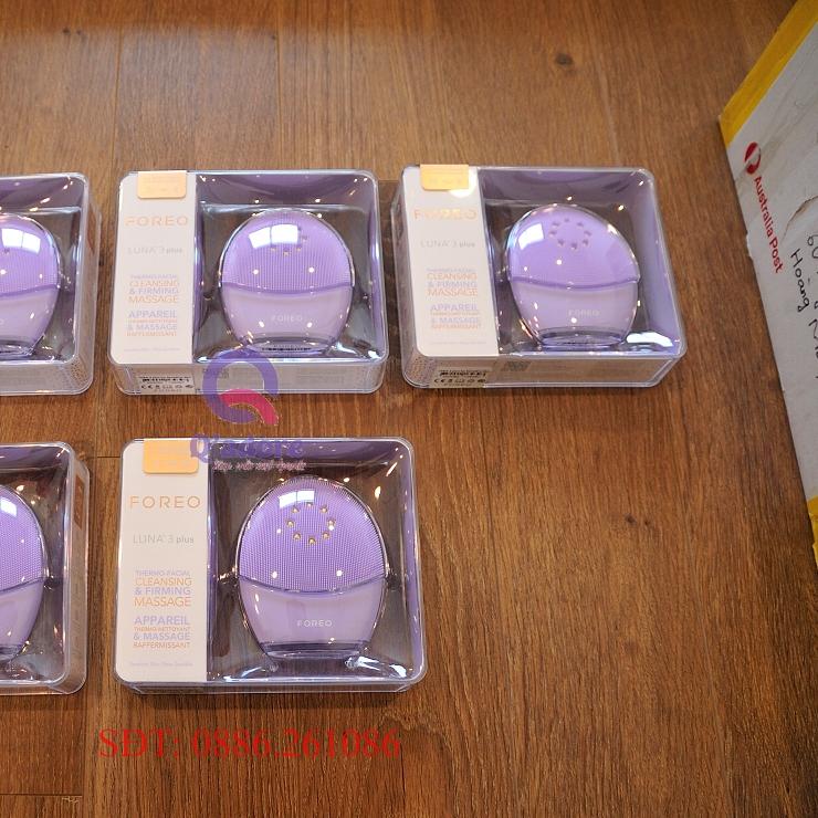 Máy rửa mặt FORE0 Luna 3 Plus ( màu tím sẵn hàng)