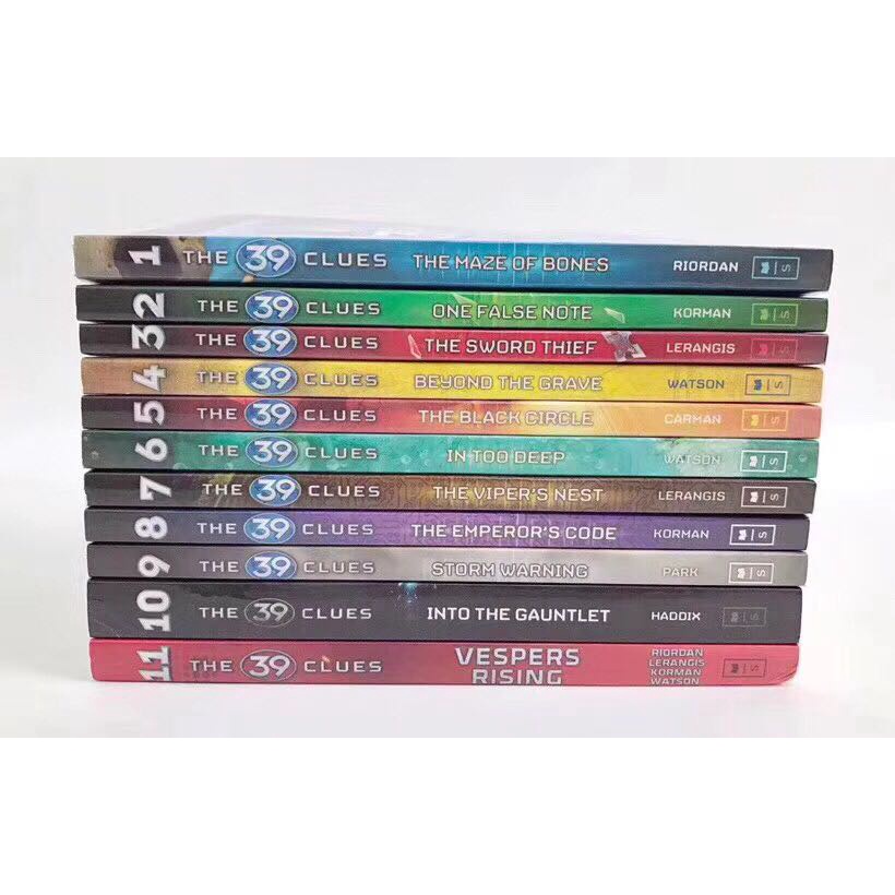 Bộ - No box - The 39 clues - 11 books