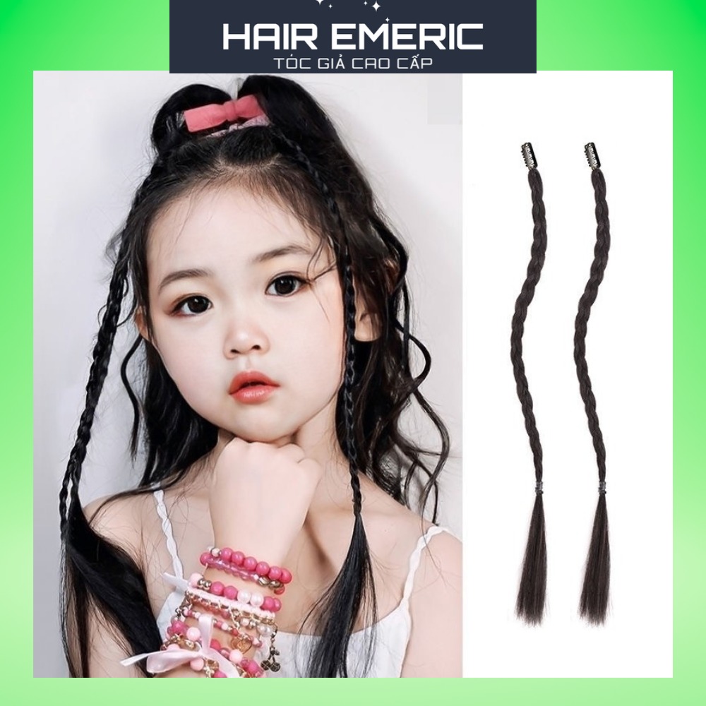 Tóc giả thắt bím nhỏ cho nữ Emeric