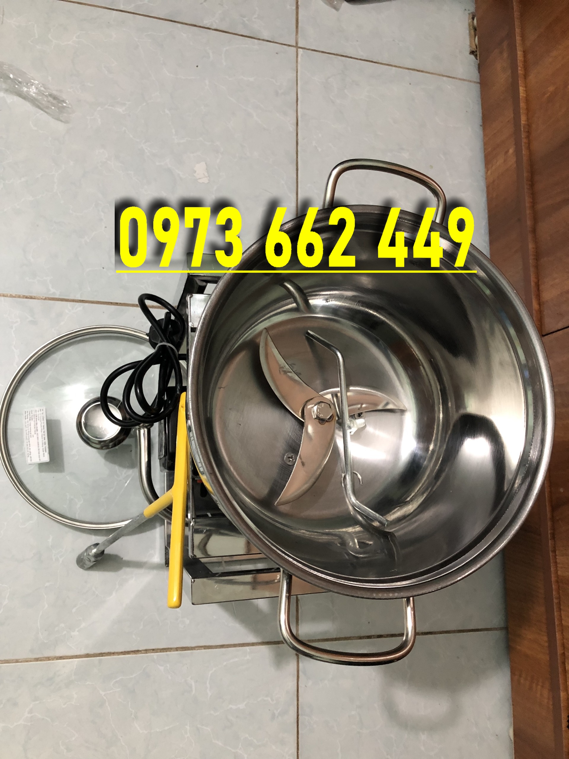Nồi xé thịt làm ruốc heo, ruốc bông, chà bông, khô gà, khô bò, Máy xay thịt làm giò chả 900W