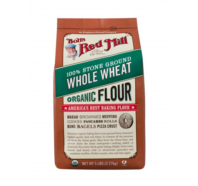 Bob s Red Mill organic whole wheat flour 2.27kg