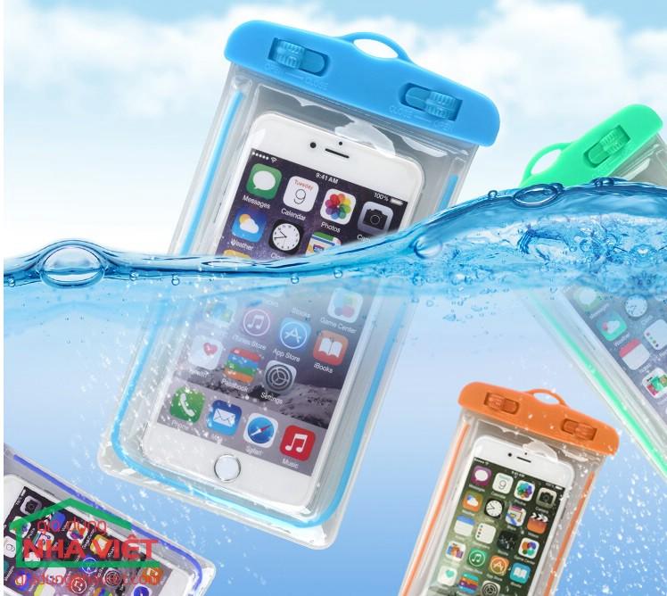 Túi đựng điện thoại chống nước, Túi Chống Nước An Toàn Thời Trang cho Điện Thoại:SAMSUNG, HTC, SONY, SKY, LG, IPHONE, ASUS Và các vật dụng cá nhân khác (Trong suốt)