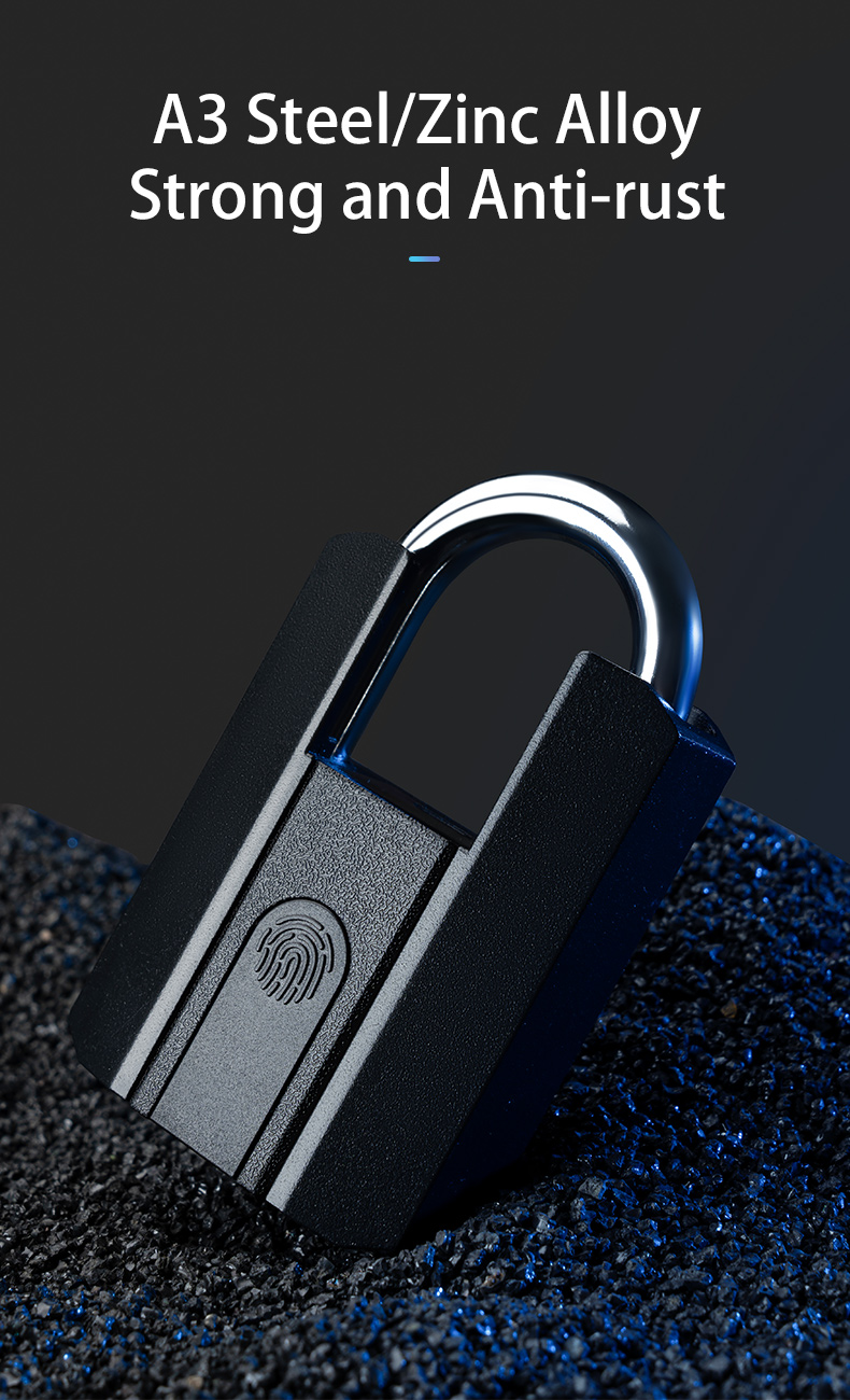 Ổ Khoá treo vân tay (mở khóa bằng vân tay, Bluetooth và chìa khoá)