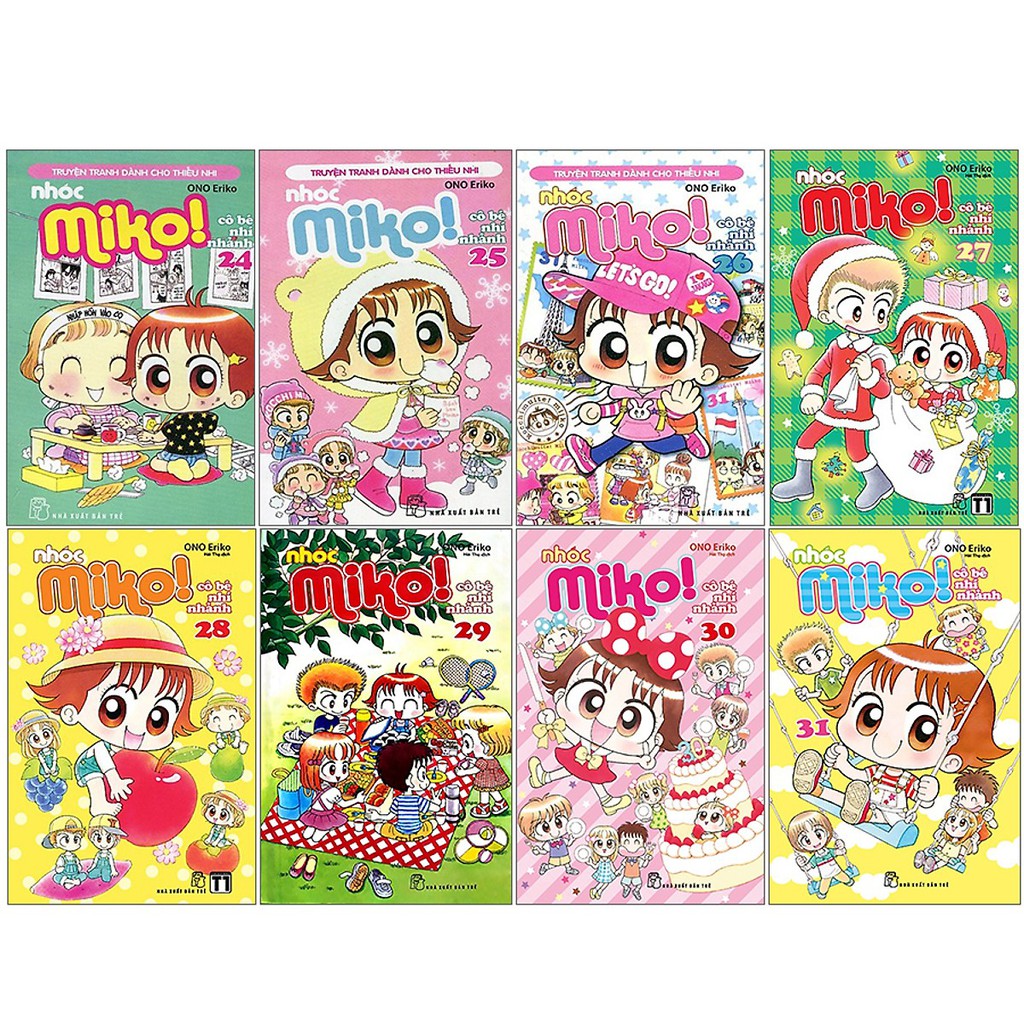 Boxset Nhóc Miko! Cô Bé Nhí Nhảnh (Trọn Bộ 32 Tập)