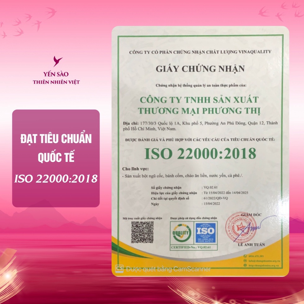 Cà Phê Yến Thiên Nhiên Việt - yensaotnv