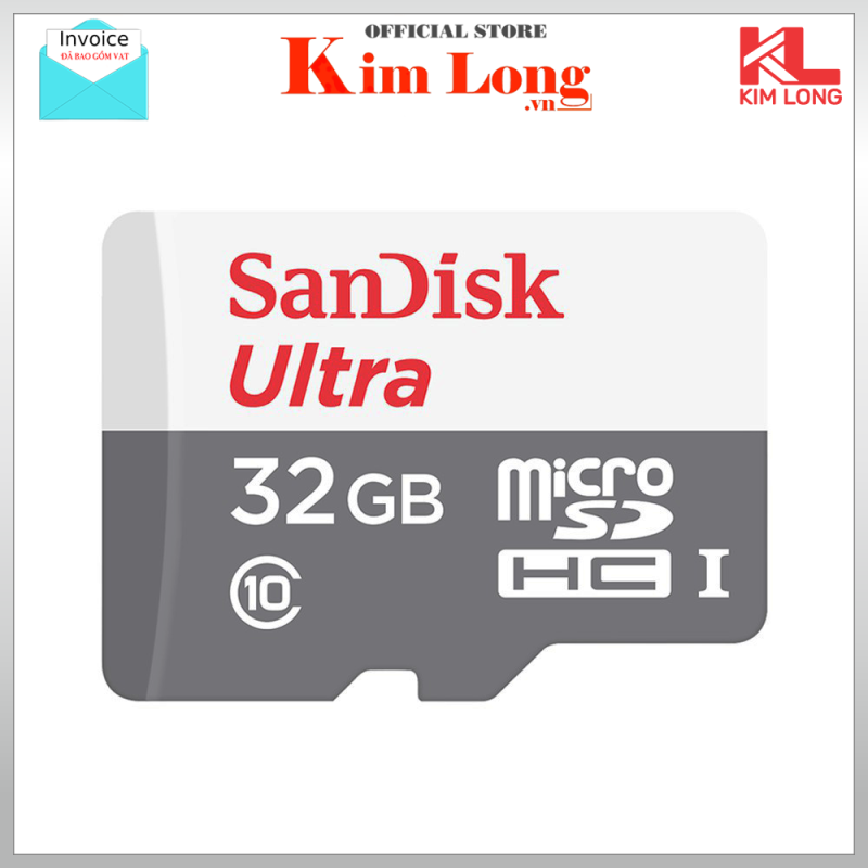 Thẻ nhớ 32Gb Micro SDHC Ultra C10 80 Mb/s SanDisk - Diệp khánh phân phối