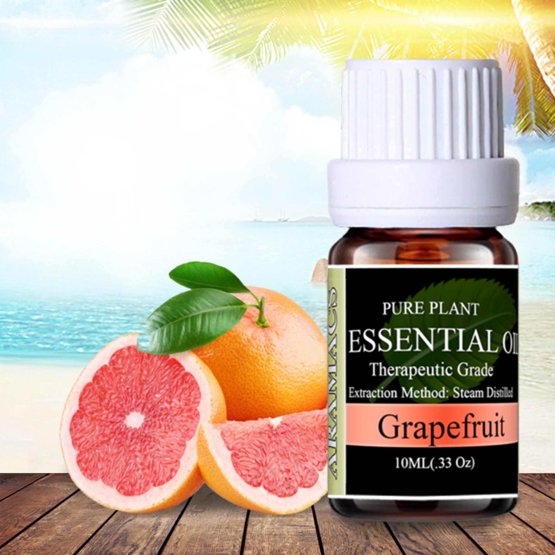 Grapefruit Essential oils hair loss stimulating aramacs aroma 10ml
