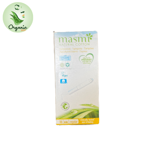 Tampon có cần đẩy 2 giọt hữu cơ Masmi 16m