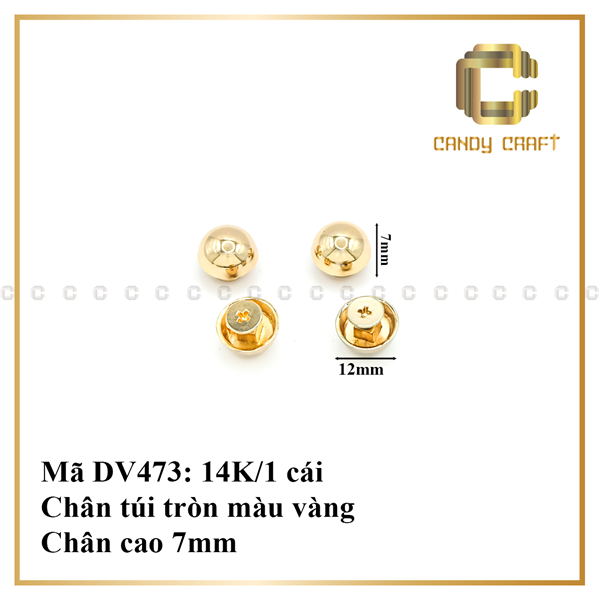 CHÂN TÚI (CHÂN ĐÁY TÚI) - phụ kiện làm túi xách