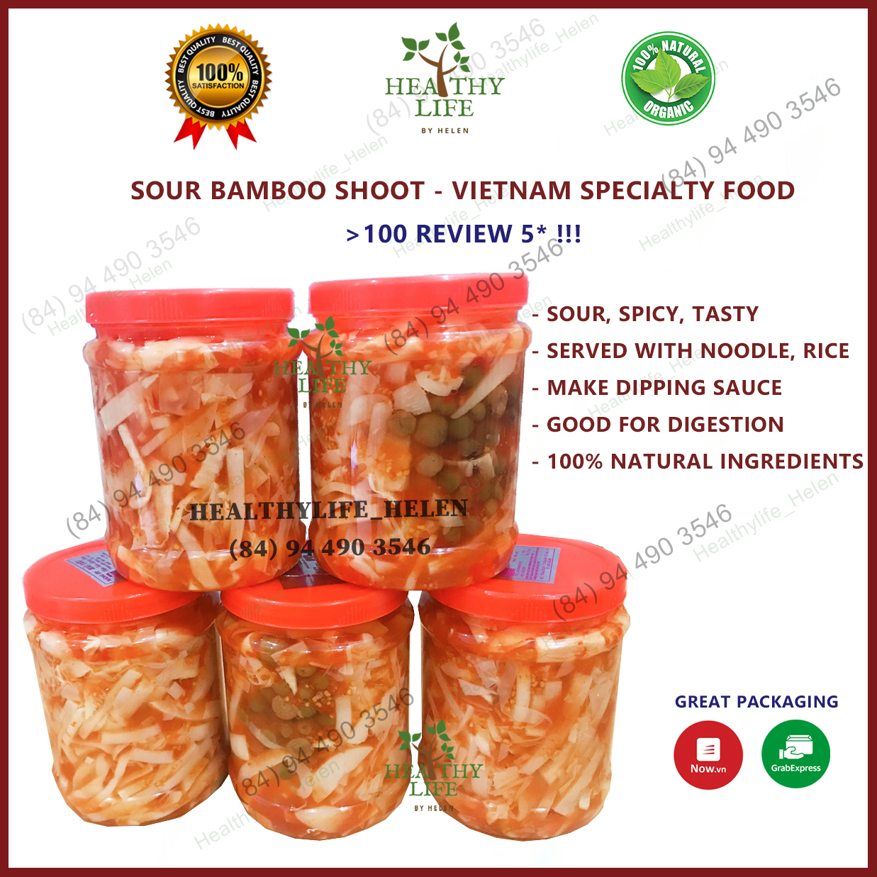 LOẠI 1 - Măng Ớt Lạng Sơn (Măng Củ, Mác Mật, Ớt Tỏi - Cay, Giòn, Thơm Ngon, 1,4kg)