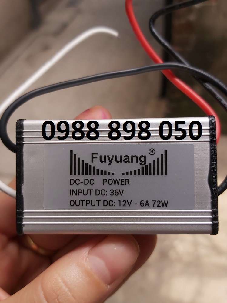 bộ hạ áp 36v xuống 12v 6a max 72w