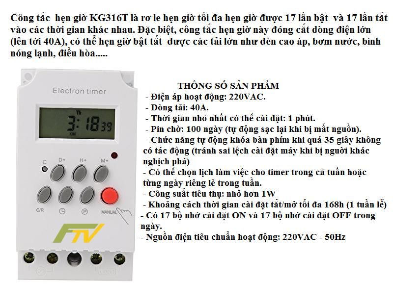 BỘ 2 CÔNG TẮC HẸN GIỜ CÔNG SUẤT CAO