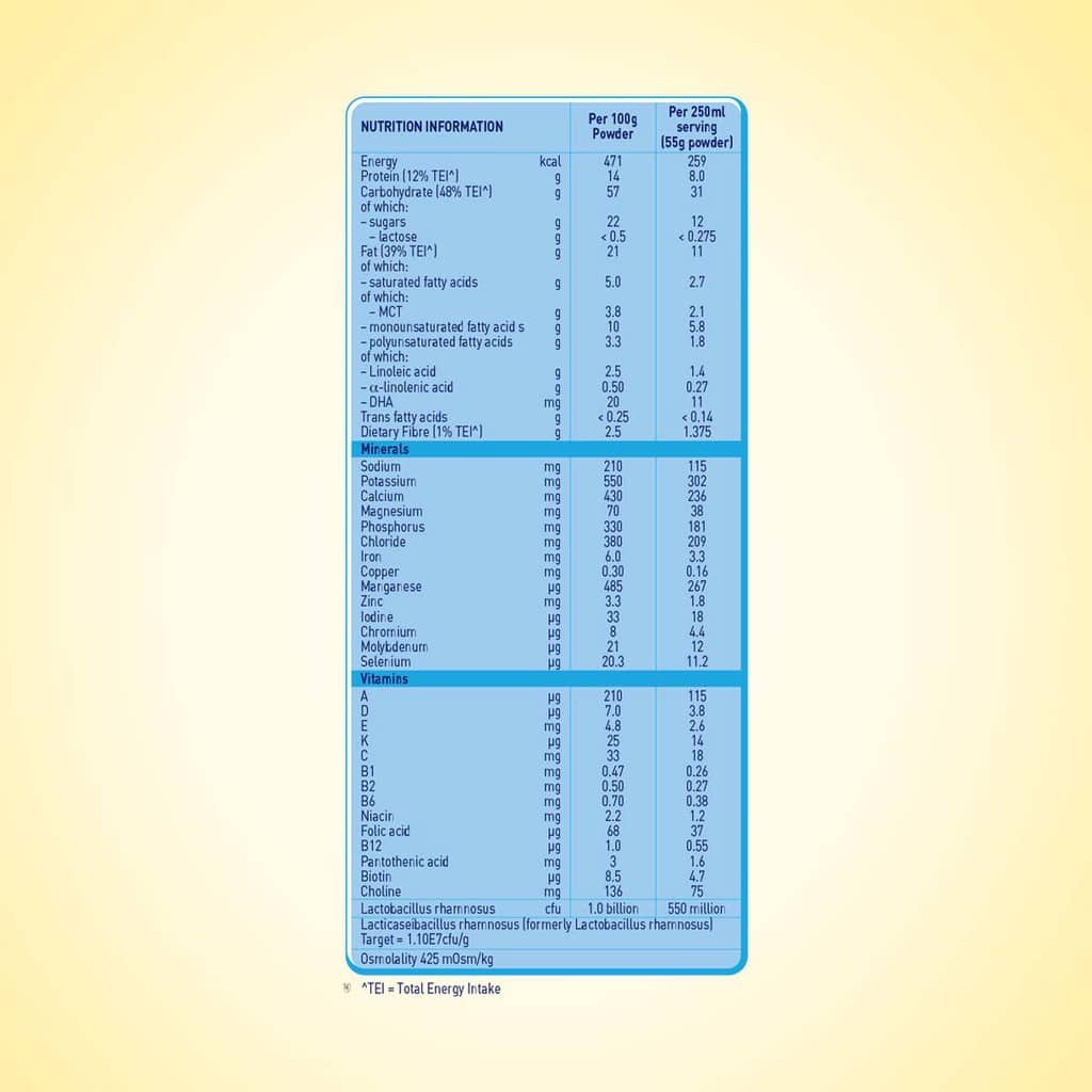 Sữa bột Nutren Junior 850g