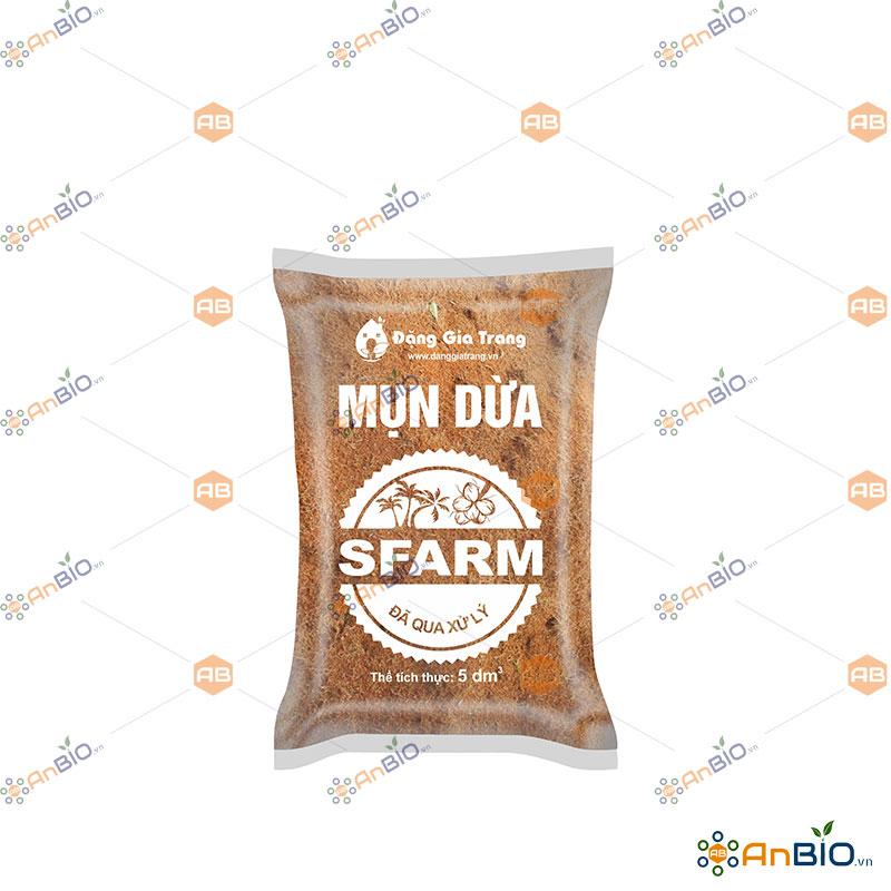 Mụn dừa sfarm đã qua xử lý túi 5dm3 - sa.1044
