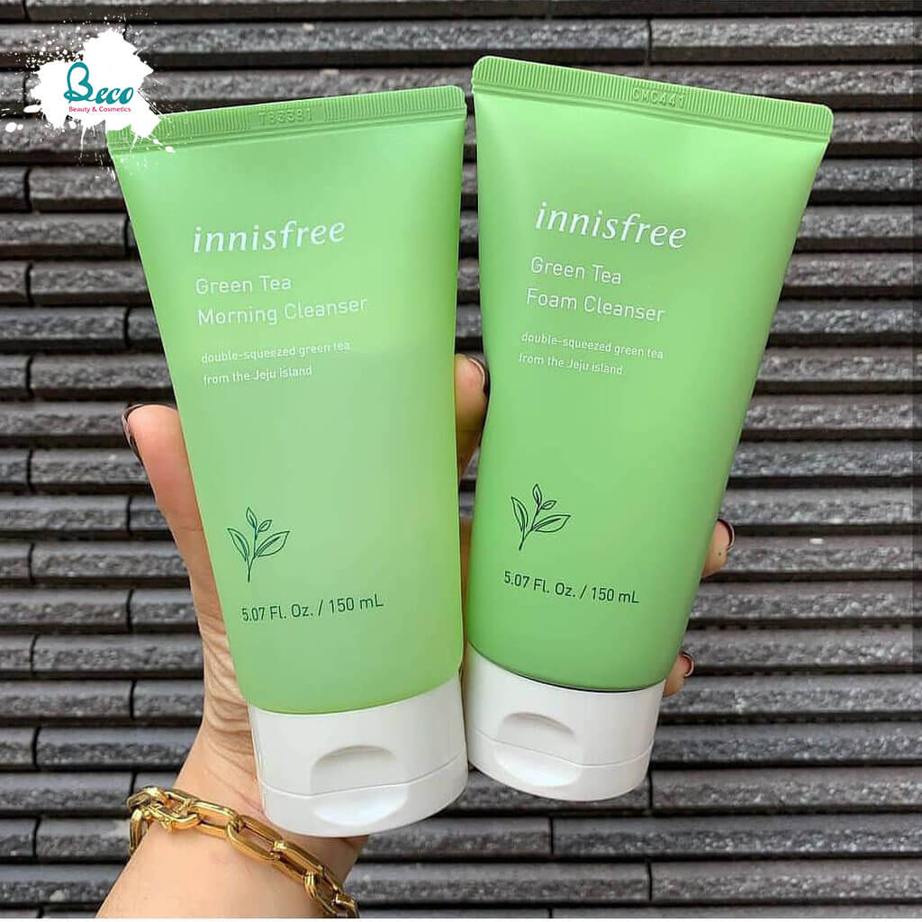 sữa rửa mặt trà xanh innisfree mẫu 2019