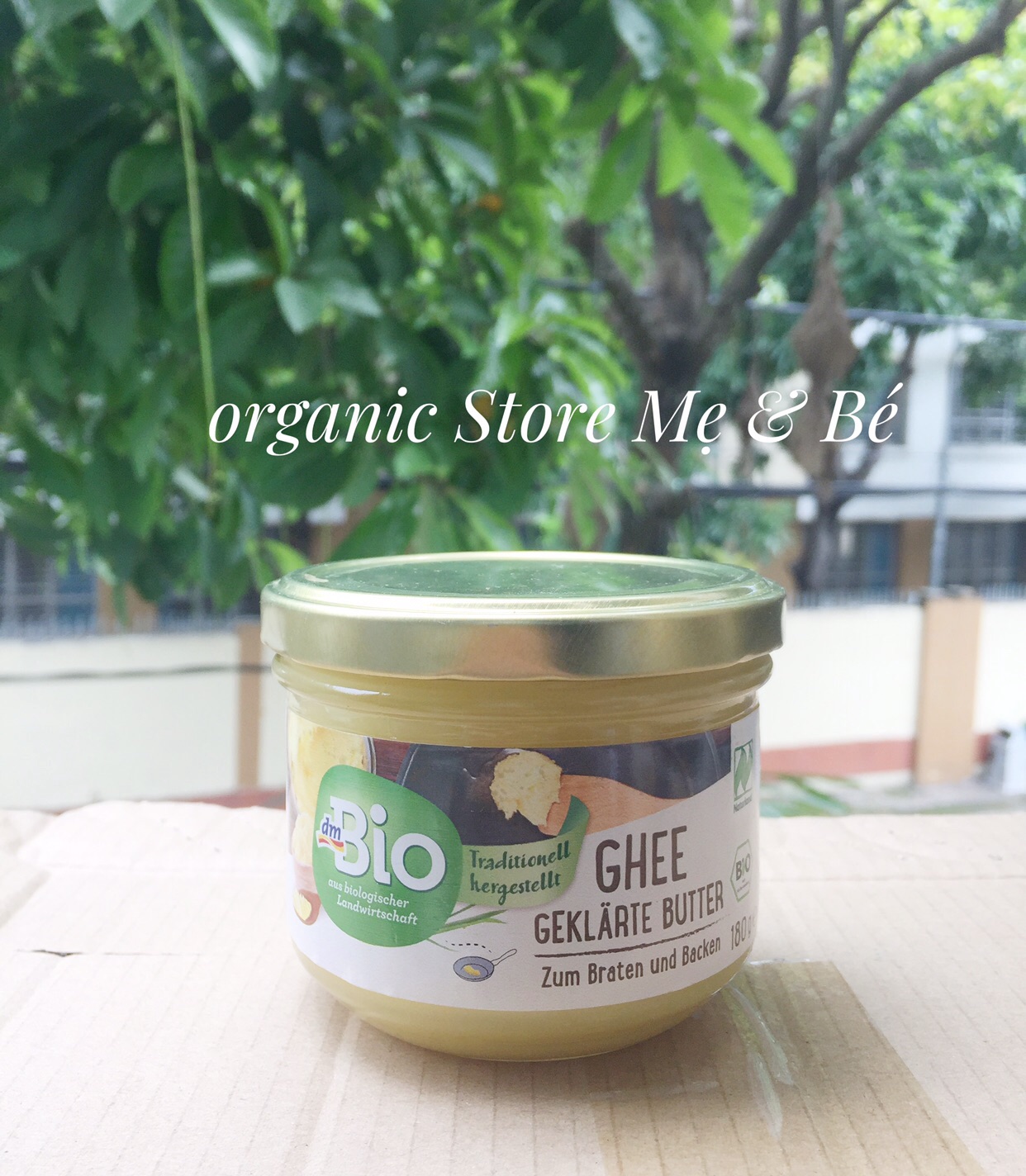 Bơ ghee hữu cơ dm bio - 180g