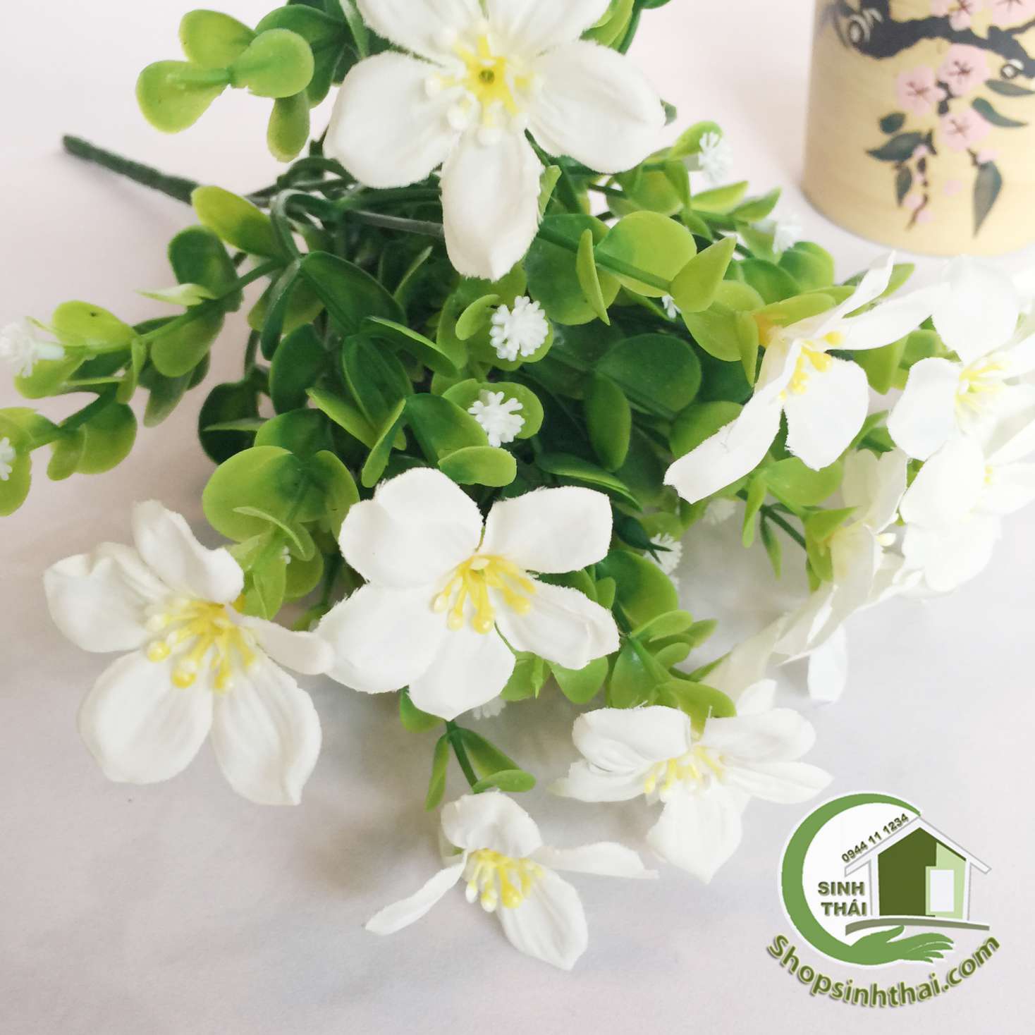 [HCM]Bụi cây hoa lài tây màu trắng cao 33cm [ Tổng kho ]