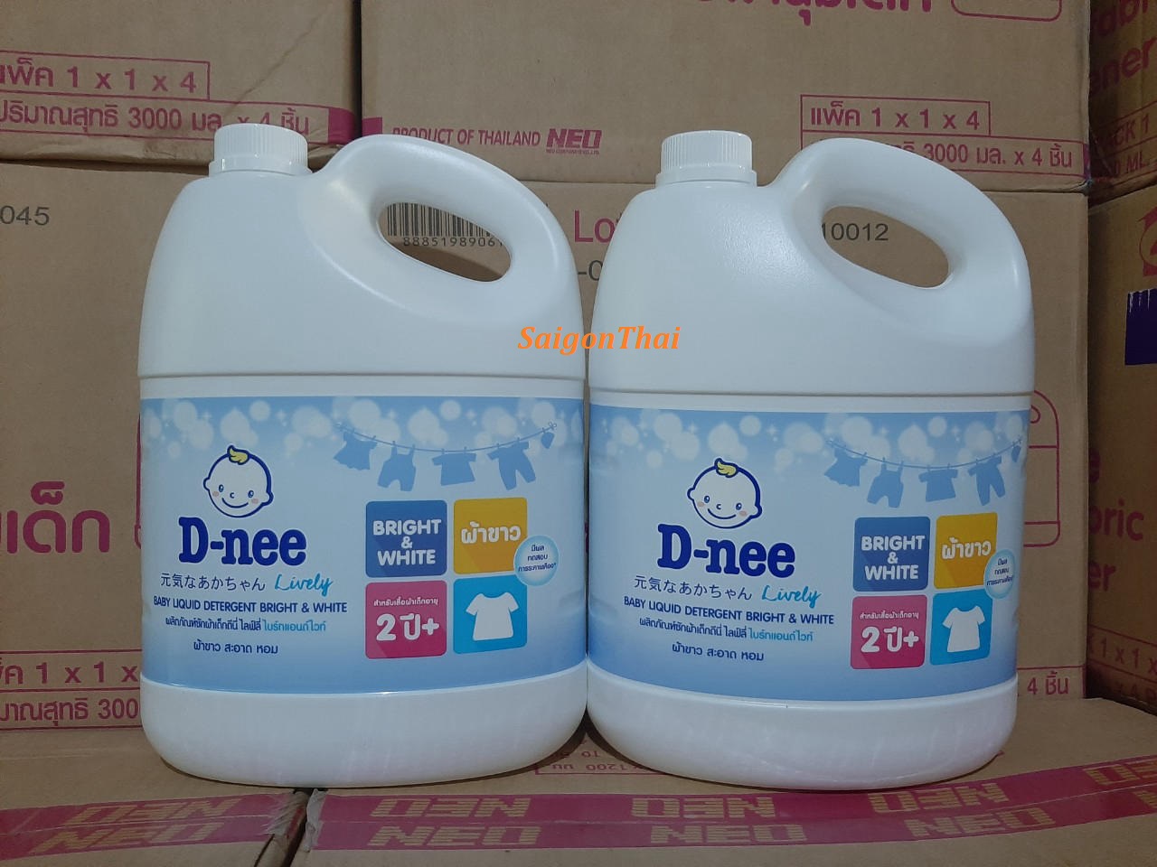 (STT)[HCM]Nước Giặt Dnee hàng Thái Lan 2800ml- Màu tím plus