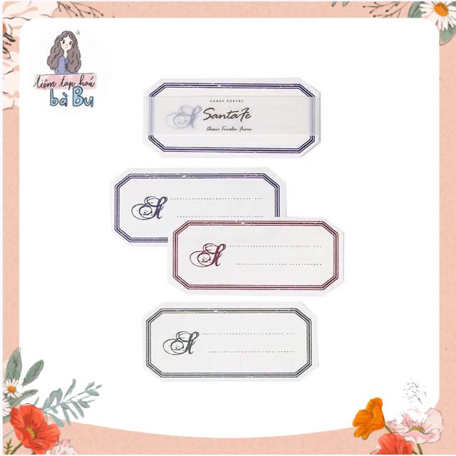 Tập 30 labels trang trí kiểu cổ điển