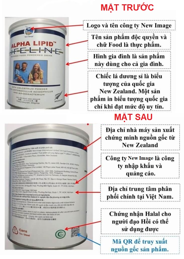 Sữa Non Alpha Lipid 450g