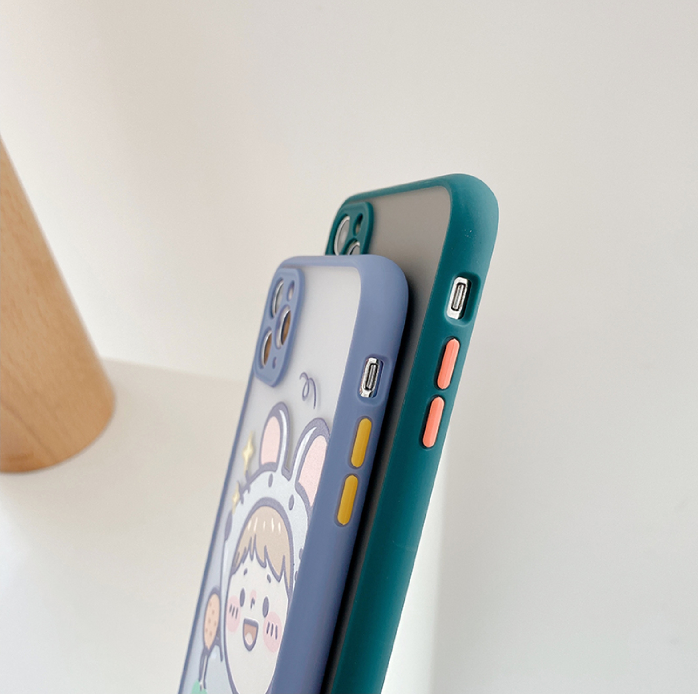 Ốp Lưng Nhám Chống Sock Va Đập Bảo Vệ Camera Frog x Mouse