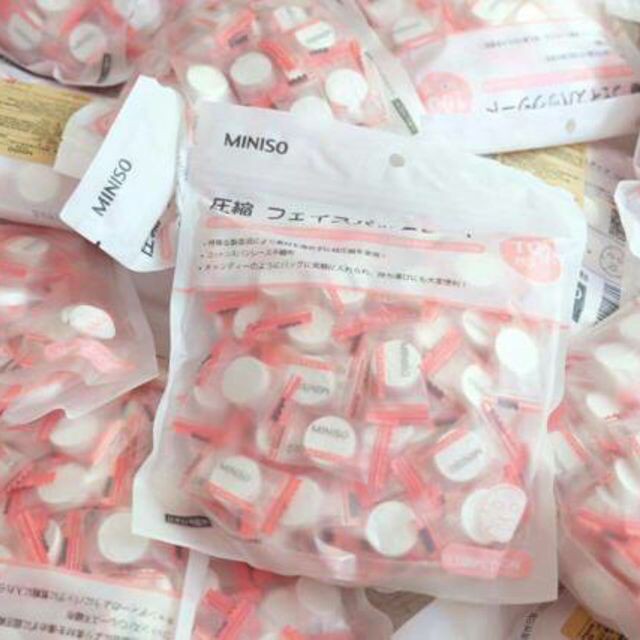 Mặt nạ dạng viên nén #MINISO JAPAN 100v