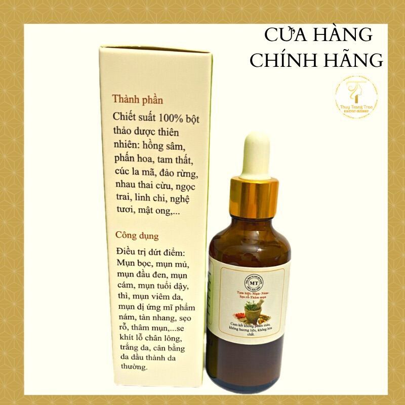 ( 2 lọ )Thảo Dược Sạch Mụn Thâm Rỗ MT (50ml)