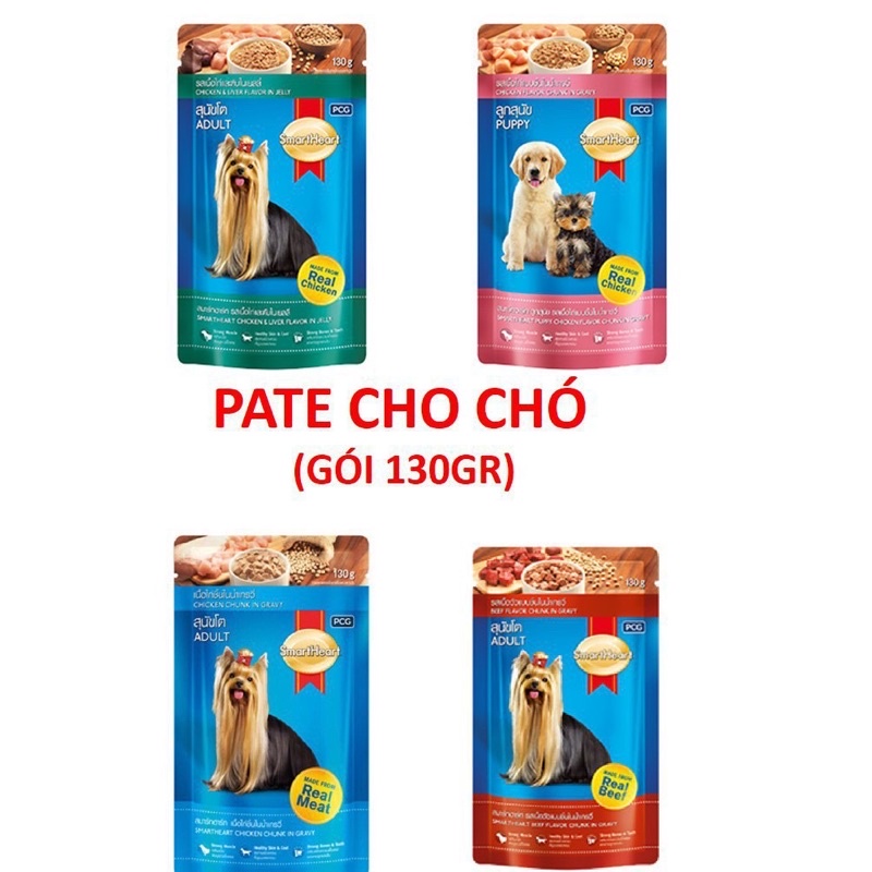 Pate Cho Chó Pate Smartheart Gói 130G