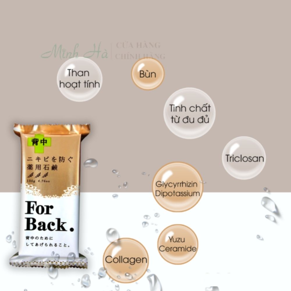 Xà phòng giảm mụn lưng For Back Medicated Soap