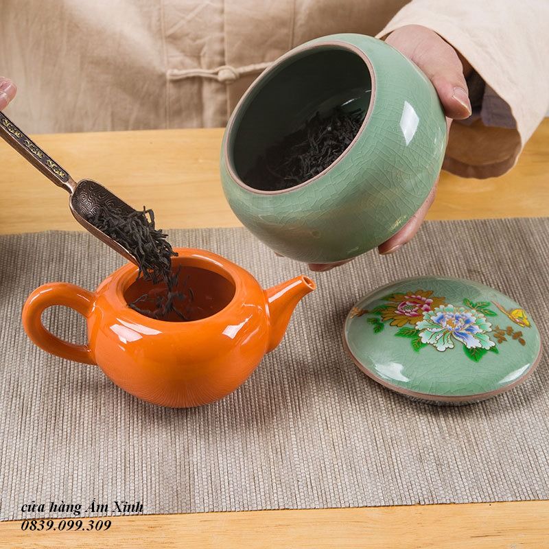 Hũ, Bình đựng trà cỡ lớn có nắp siêu khít