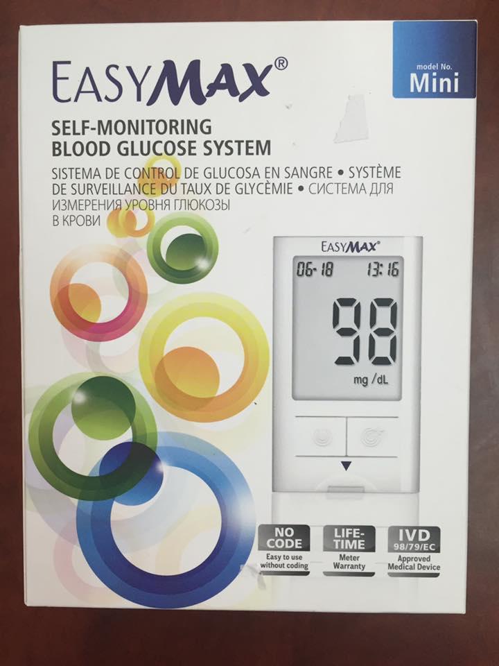 [HCM]Máy đo đường huyết EasyMax Model Mini
