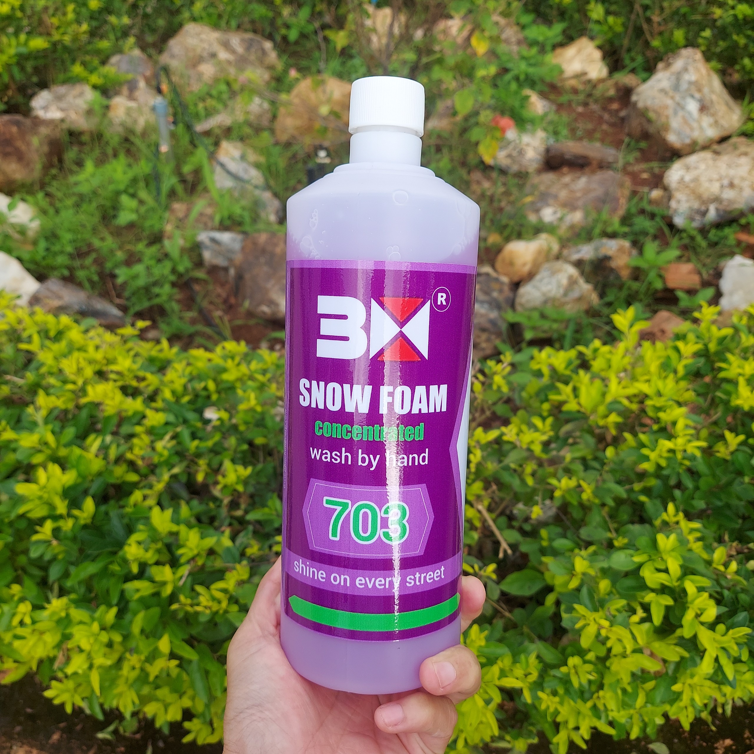 NƯỚC RỬA XE BỌT TUYẾT 3X CLEAN 1000ML