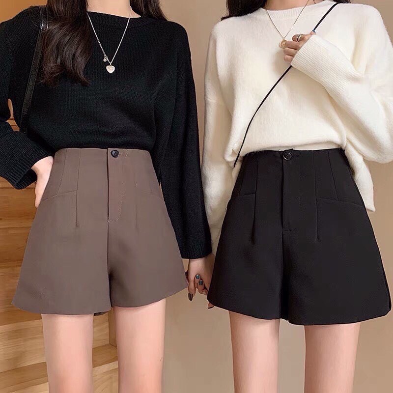 Quần short nữ cạp liền cúc gài siêu Hot