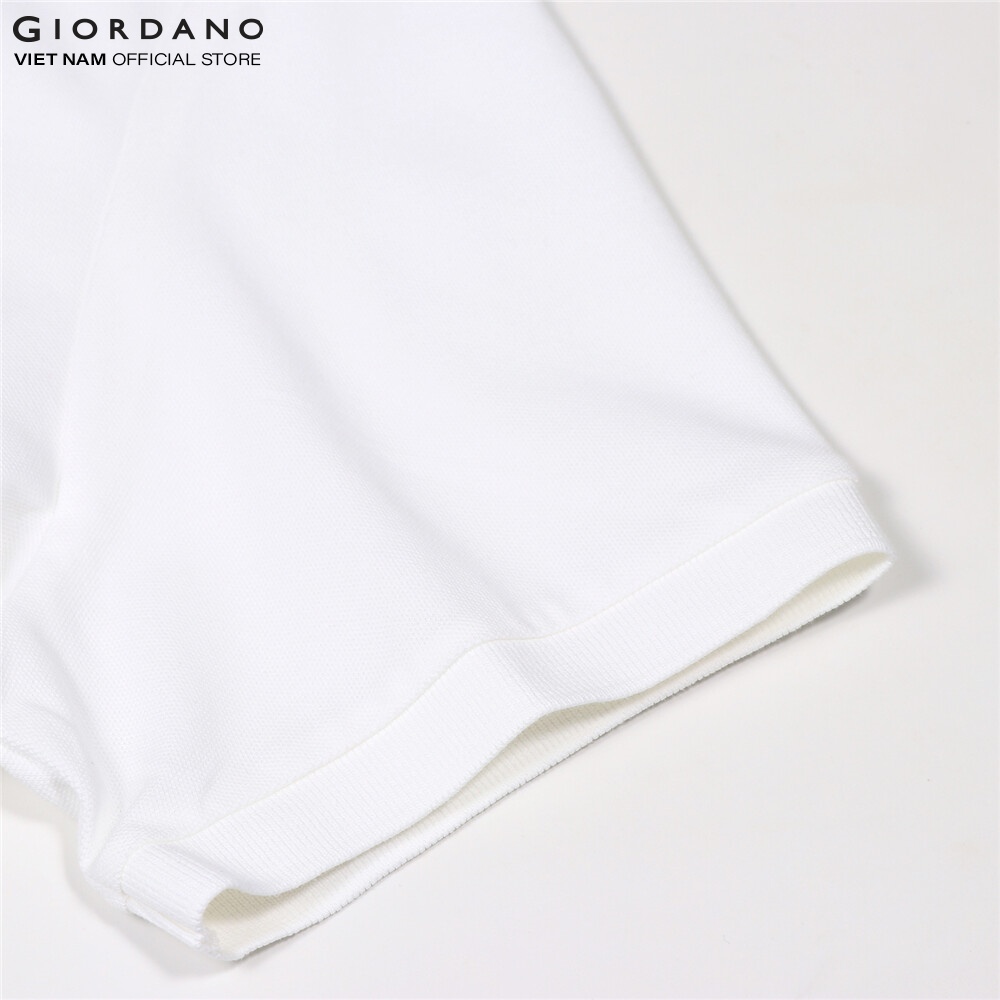 GIORDANO Áo Thun Nam Có Cổ Trơn Polo 01012018