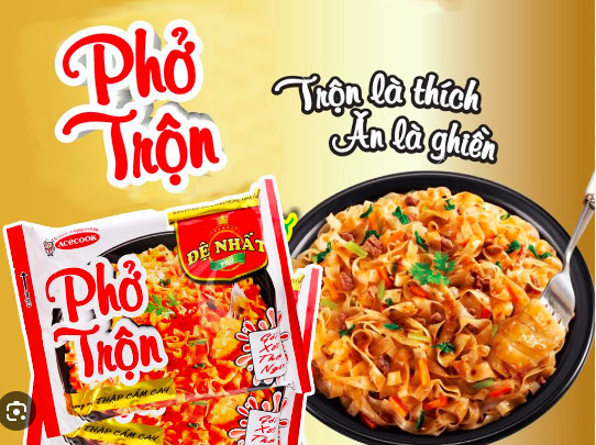 ( Thùng 18 gói ) Phở Trộn Đệ Nhất Hương Vị Thập Cẩm Cay 82
