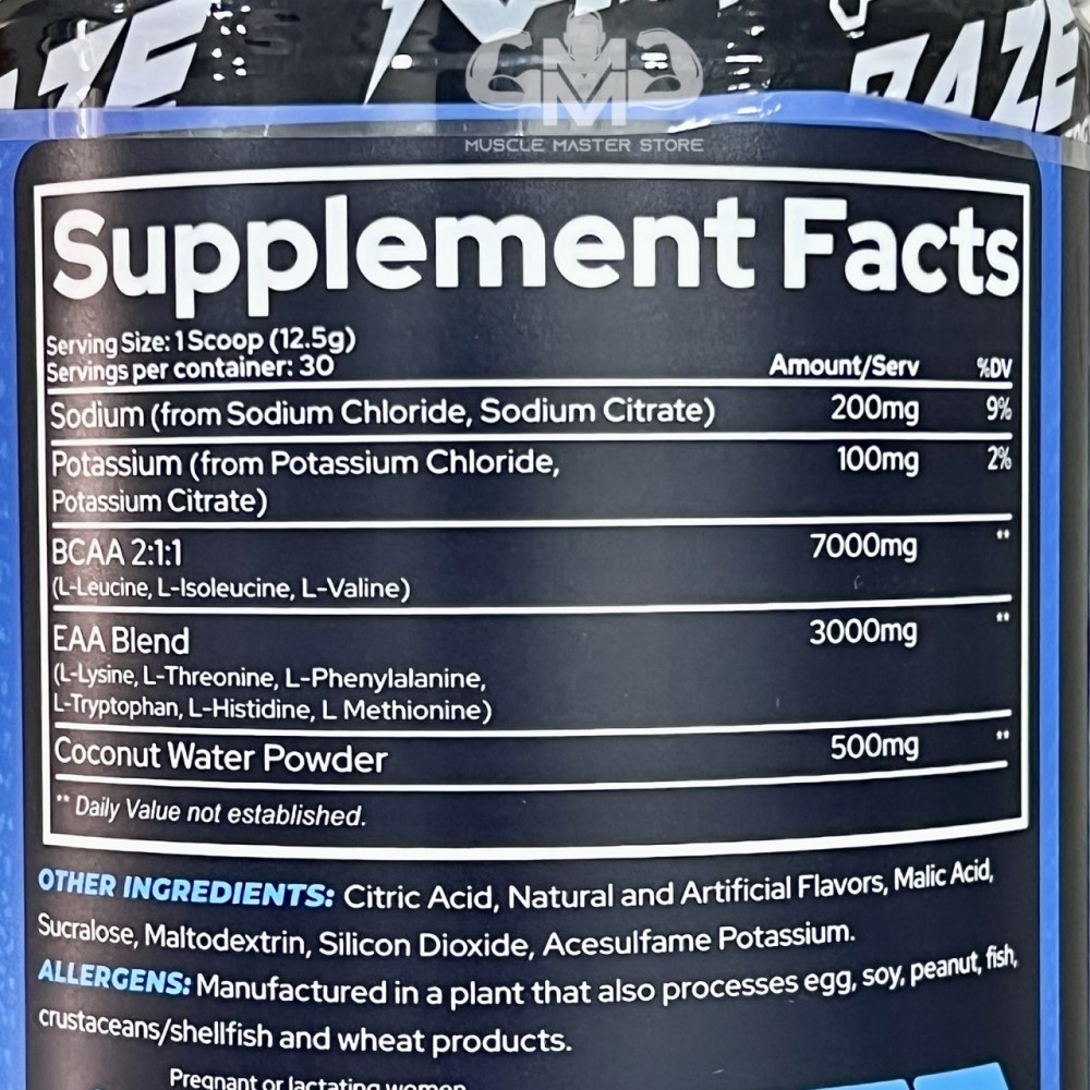 Thực Phẩm Phục Hồi Và Xây Dựng Cơ Raze Bcaa + Eaa 30 Lần Dùng