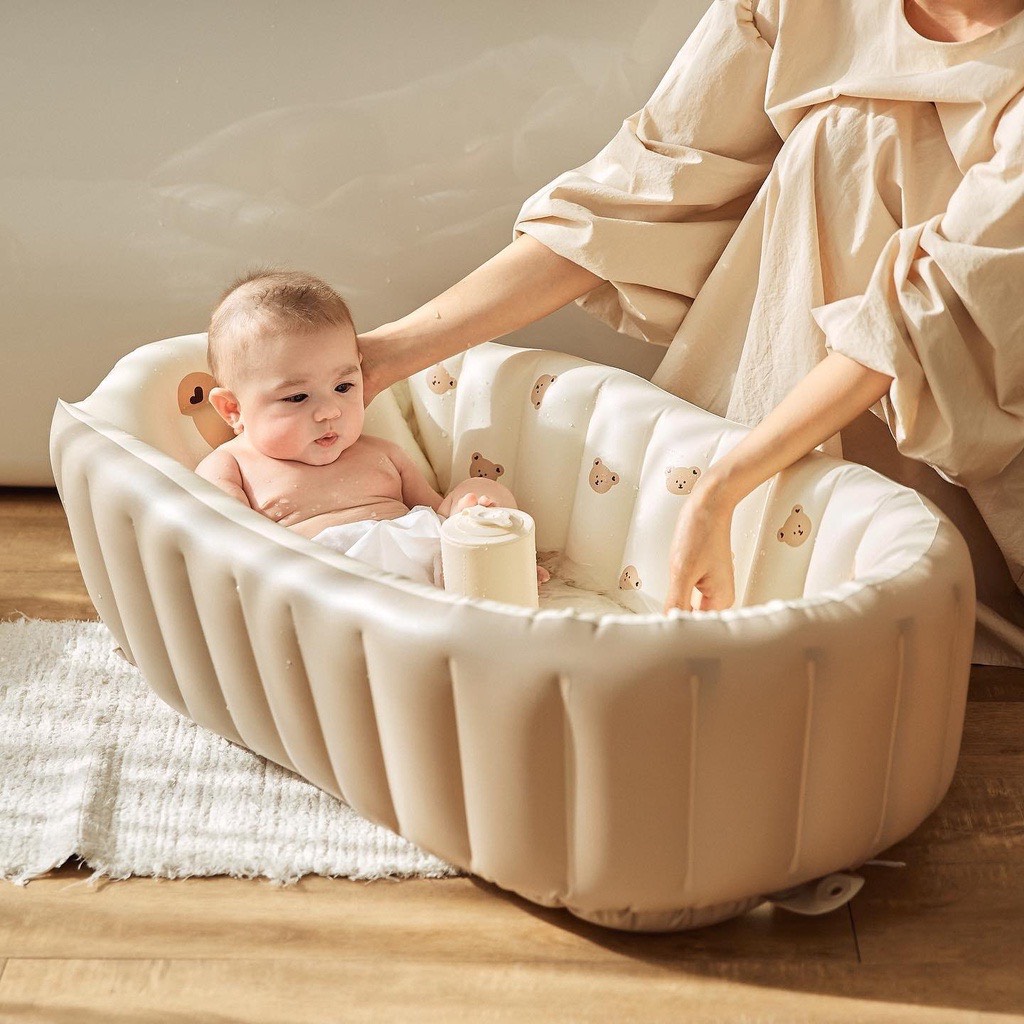 Chậu Tắm Kiêm Bể Bơi BARROT Thư Giãn Cho Bé