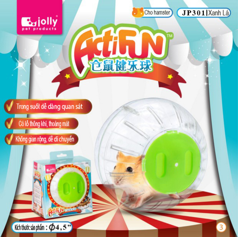 Bóng Chạy Size Nhỏ Cho Hamster