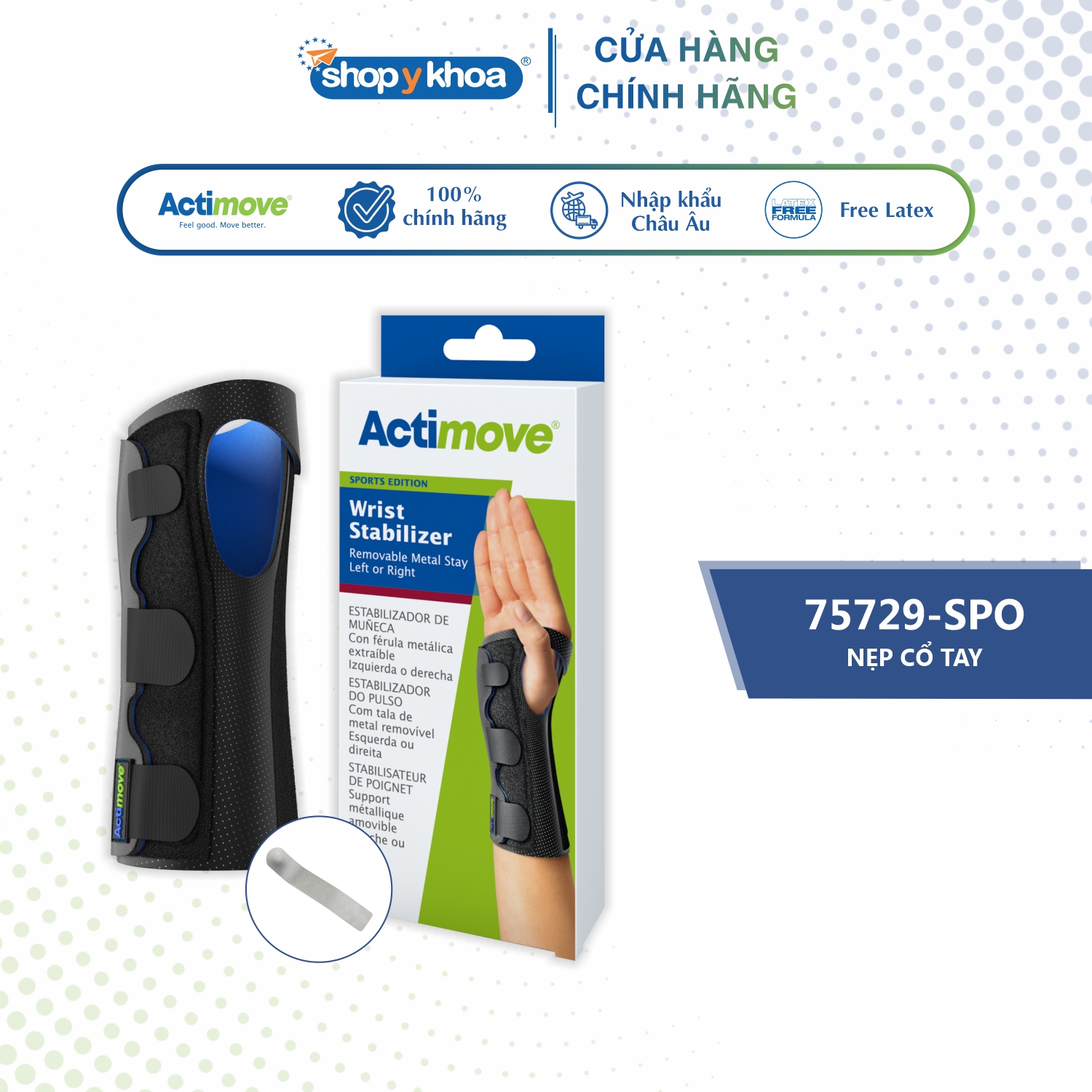 Wrist Brace 75729-Spo Actimove Wrist Stabilizer