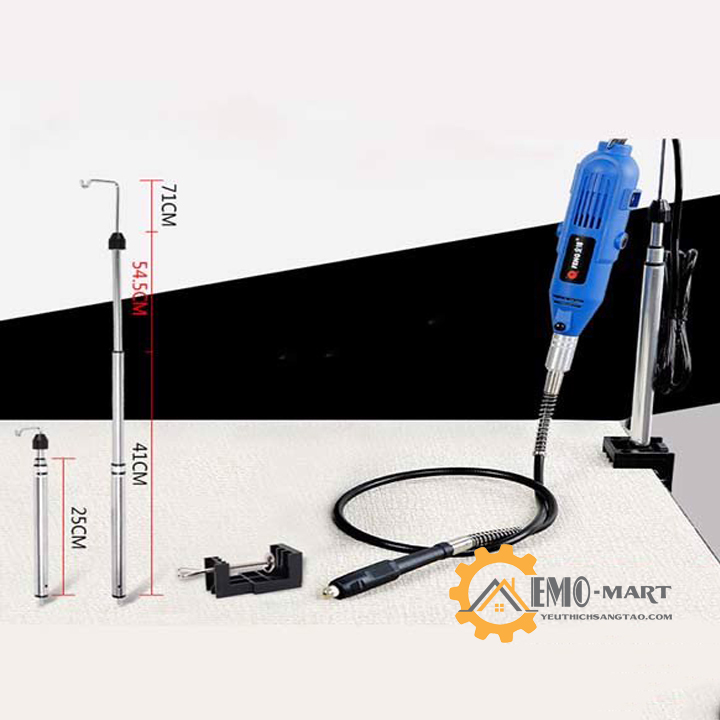 [FreeshipMAX] Bộ máy khoan mài mini đa năng v2
