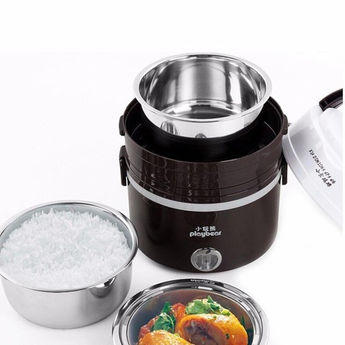 CẶP LỒNG Ủ CƠM 3 TẦNG INOX CẮM ĐIỆN