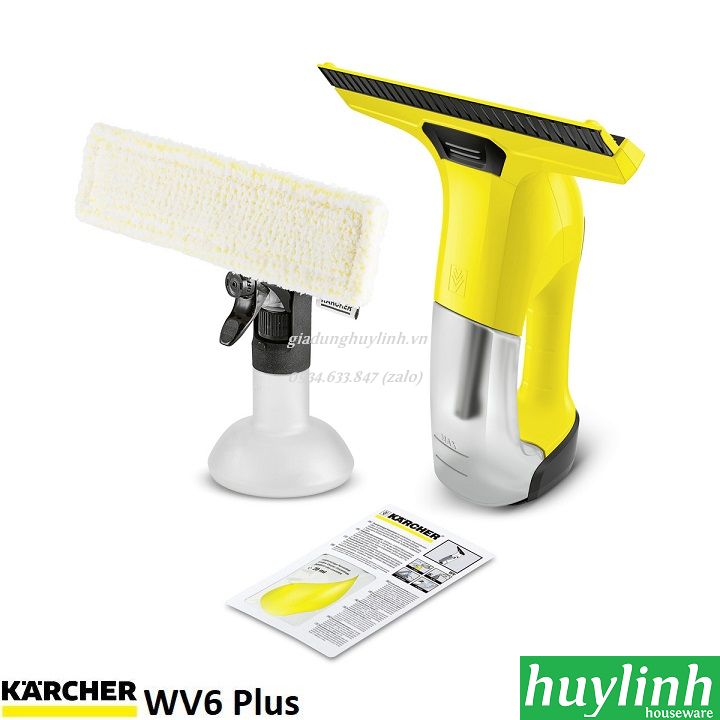 [HCM]Máy lau kính dùng pin Karcher WV6 Plus - Made Ý