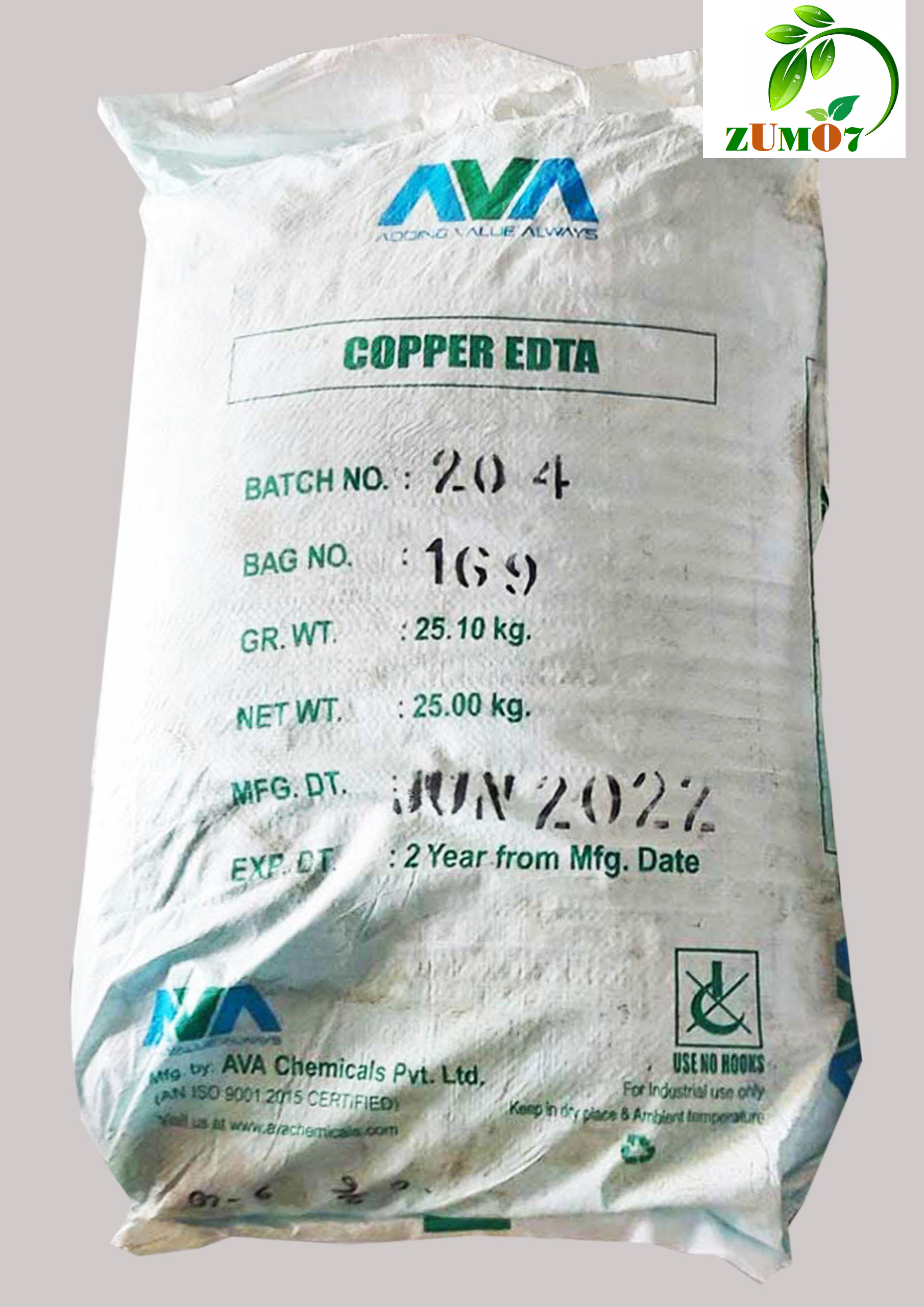 Chelate Đồng _ EDTA-Cu (15%Cu) cho cây trồng